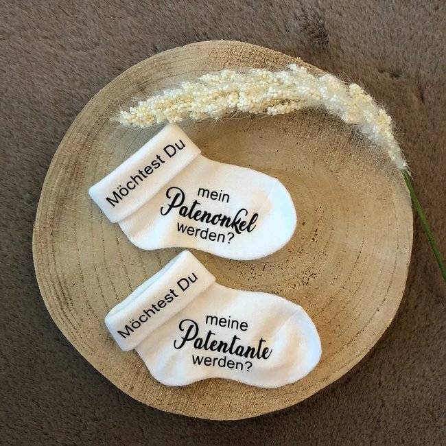 Patentante-Geschenk - Söckchen Patentante-Geschenk - Söckchen