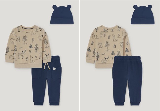 C&A Abgebot Baby Outfit 3-teilig C&A Abgebot Baby Outfit 3-teilig