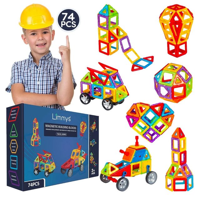 Magnetspielzeug - Limmys Magnetische Bausteine Magnetspielzeug - Limmys Magnetische Bausteine
