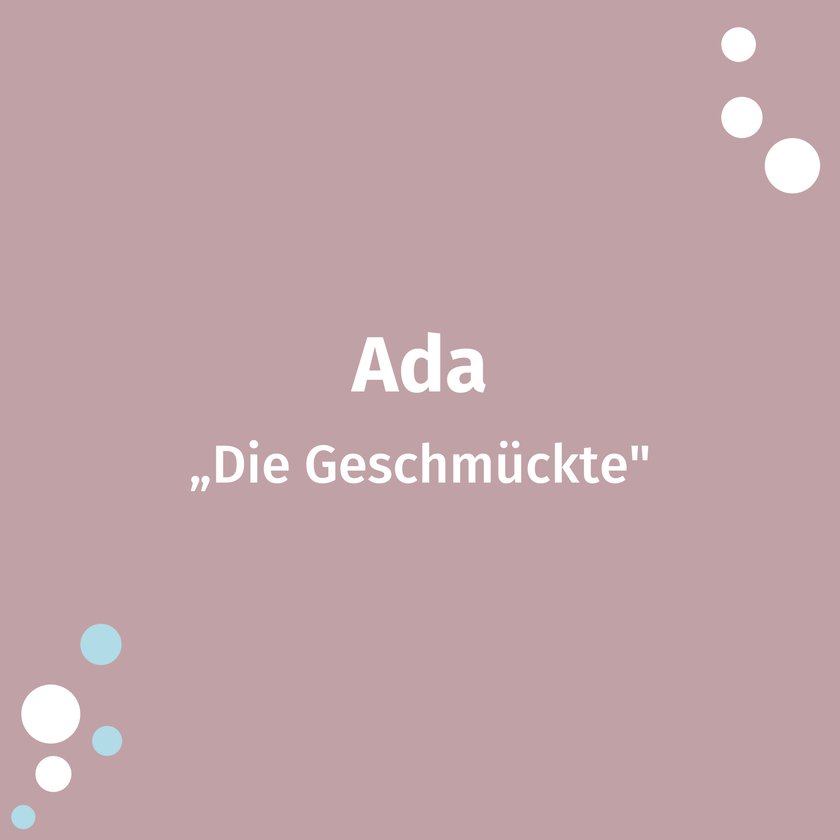 Bibel Namen Ada