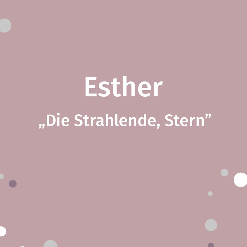 Bibel Namen Mädchen