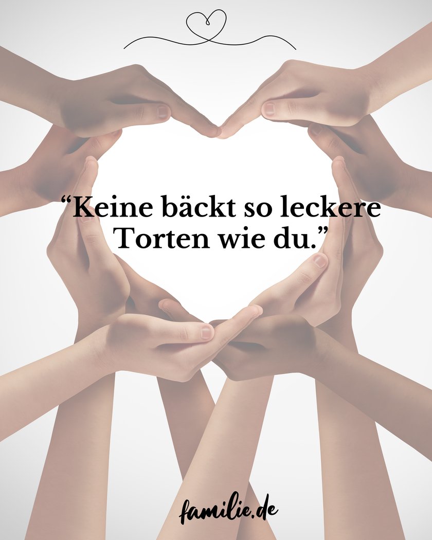 Komplimente für Mama