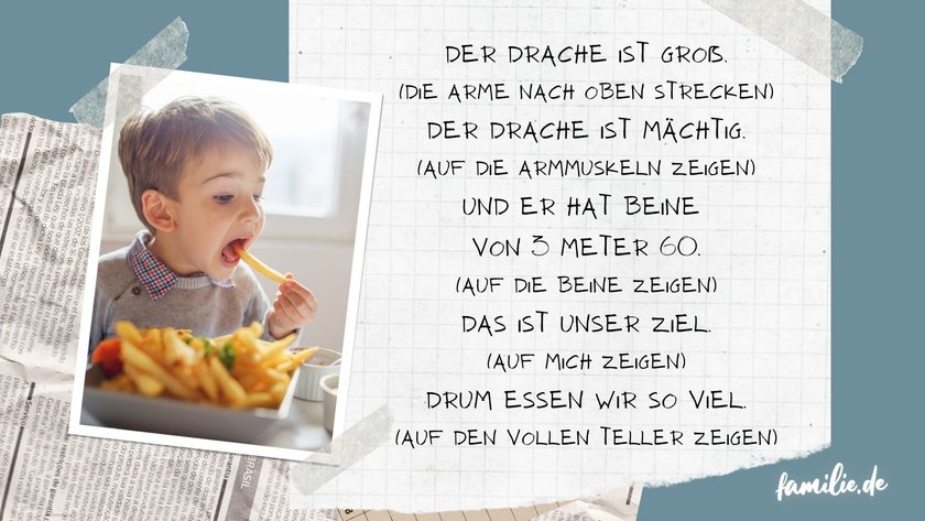 Tischsprüche: Drache