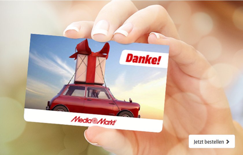 Geschenke zum 18. Geburtstag: Mediamarkt-Gutschein