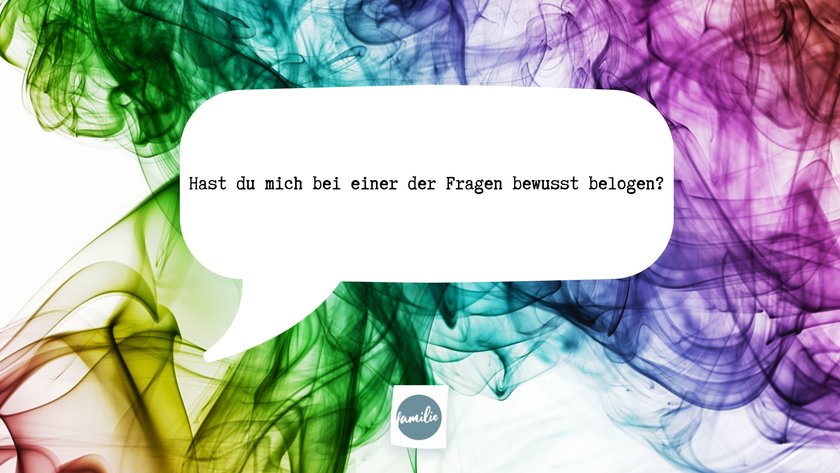 #33 Hast du mich bei einer der Fragen bewusst belogen?
