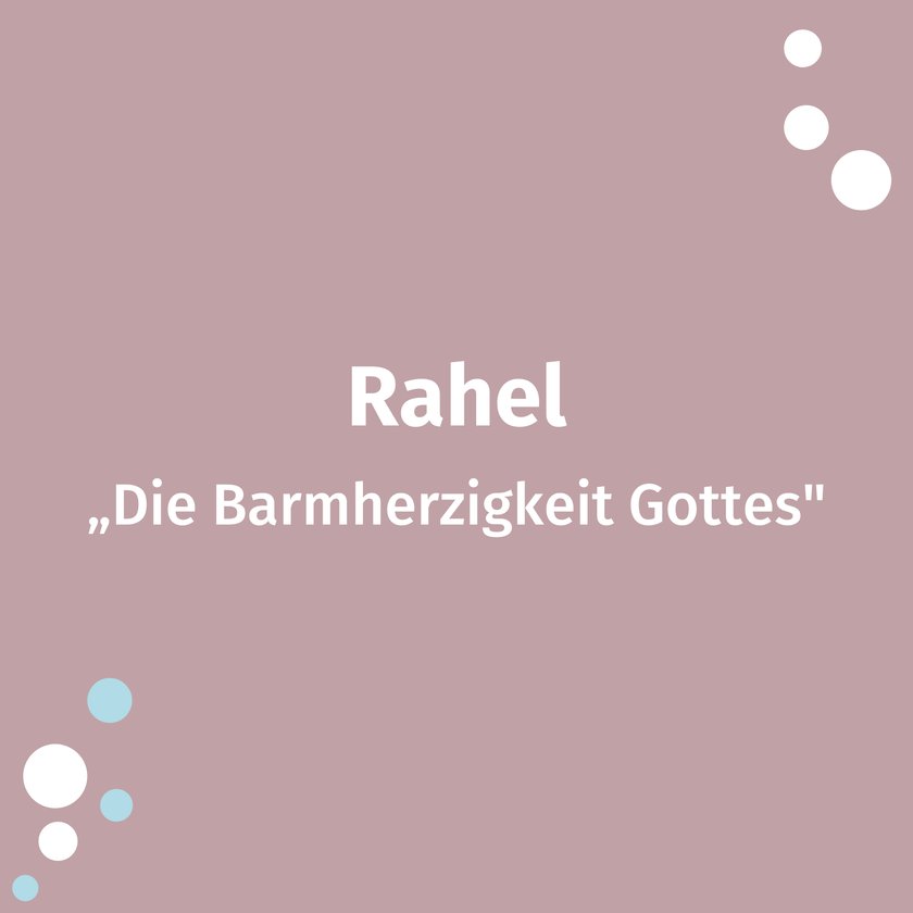 Bibel Namen Rahel