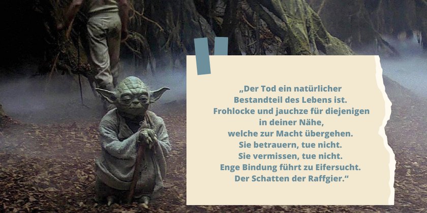 Meister Yoda über den Tod