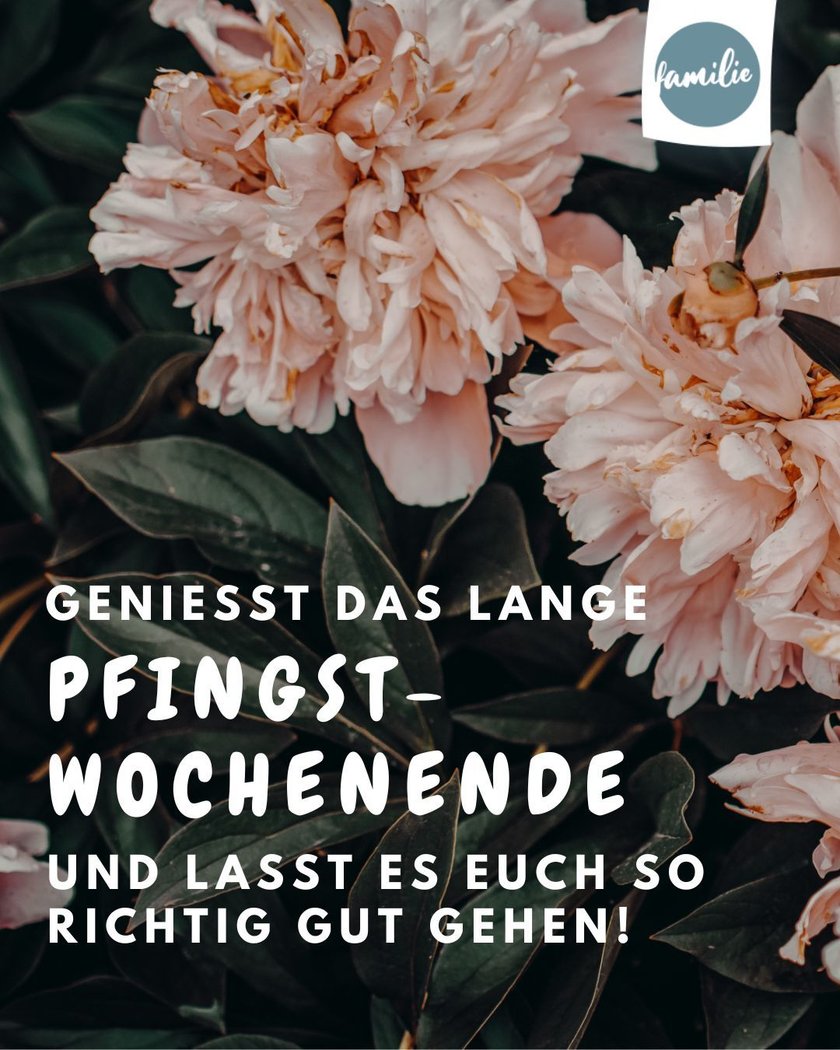 Pfingstgrüße: Gut gehen lassen