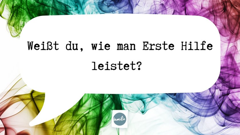 Fragen an Freunde - Erste Hilfe
